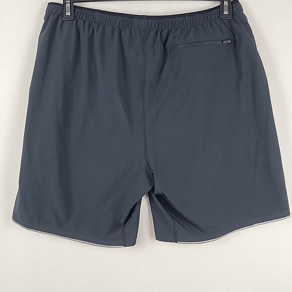 Smartwool Merino Blend Lined 8" Shorts Mens XL Black Running Athletic Reflective - Picture 6 of 10
